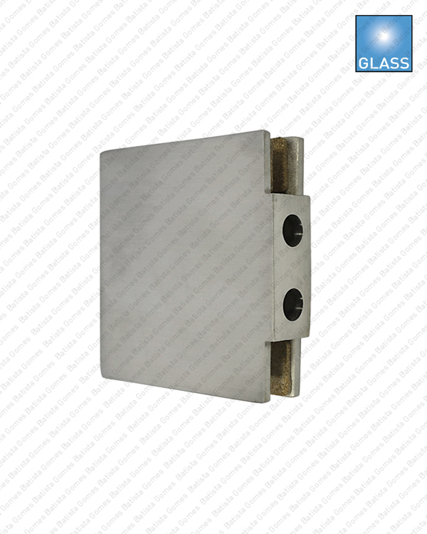 Caixa / Testa para folha oposta em vidro compat�vel com fechadura F.300V